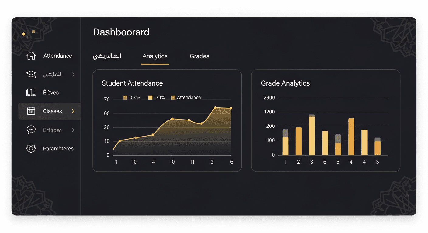 Atlas AI School Management dashboard